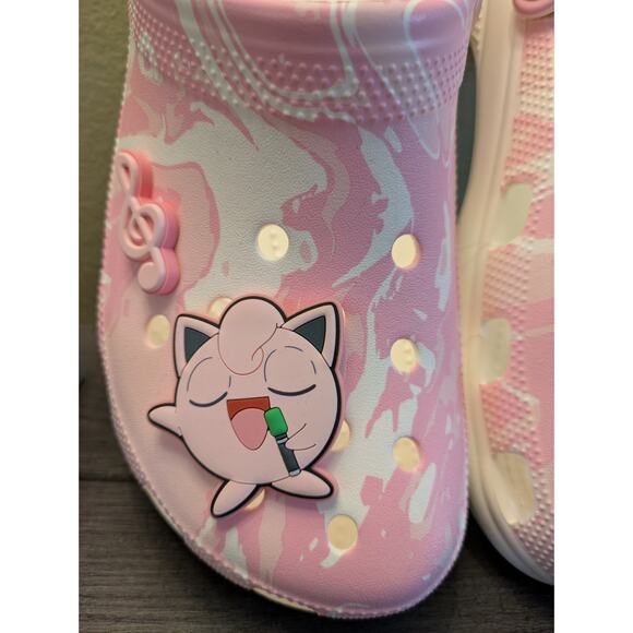 Croc x Jigglypuff Pokemon Clog Shoes Pink Light Up Men's 11/Women's 12 - Picture 6 of 8